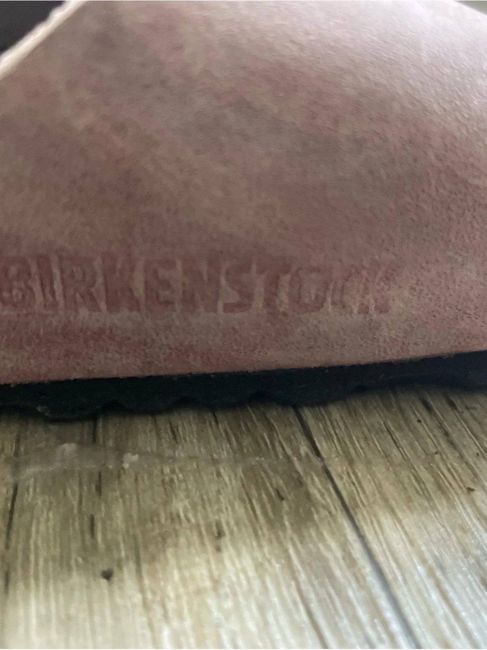 Birkenstock Madrid Soft Pink Suede Slide Sandals with Gold Buckles